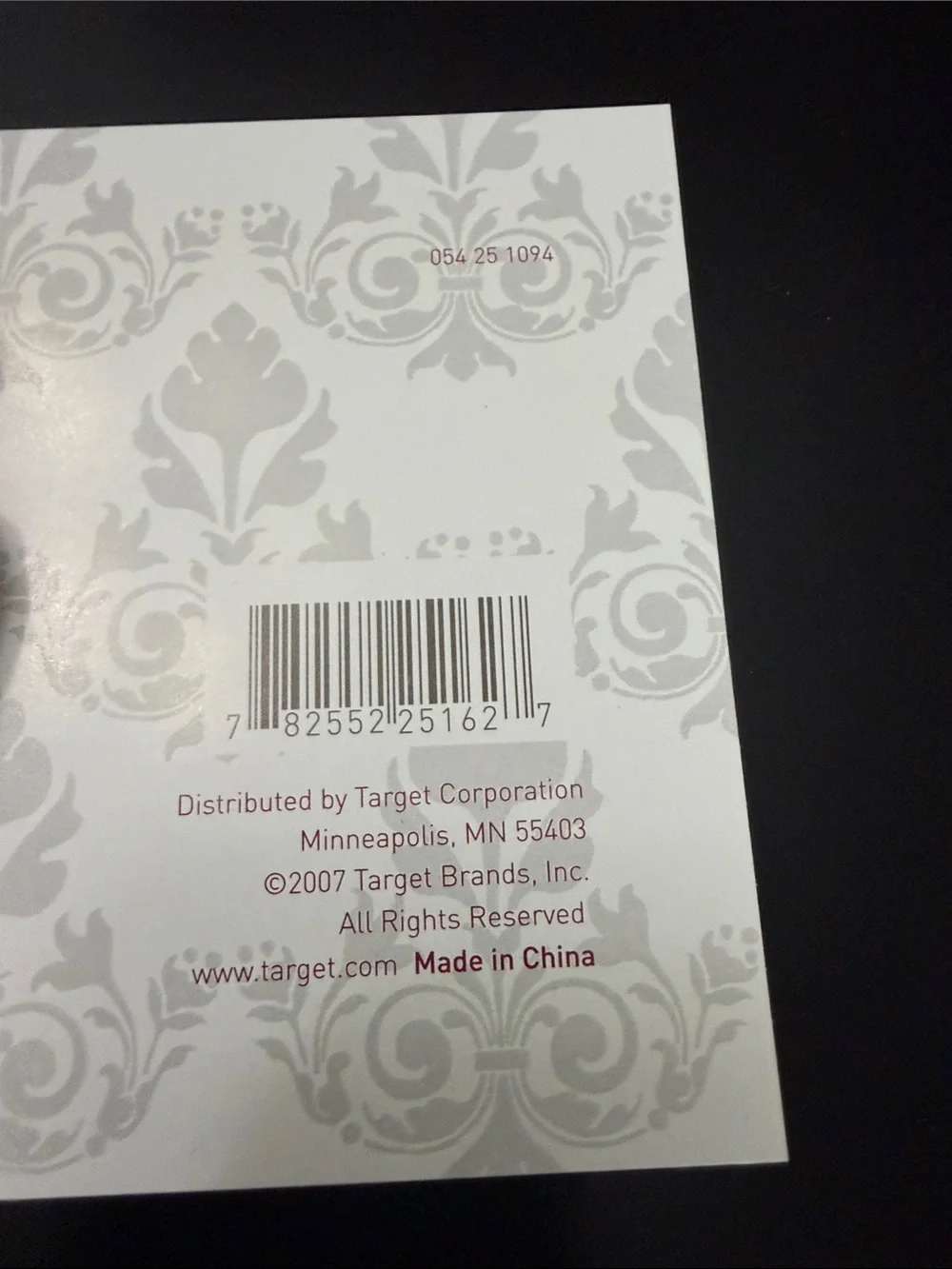 Target red and gold Decorative photo album.